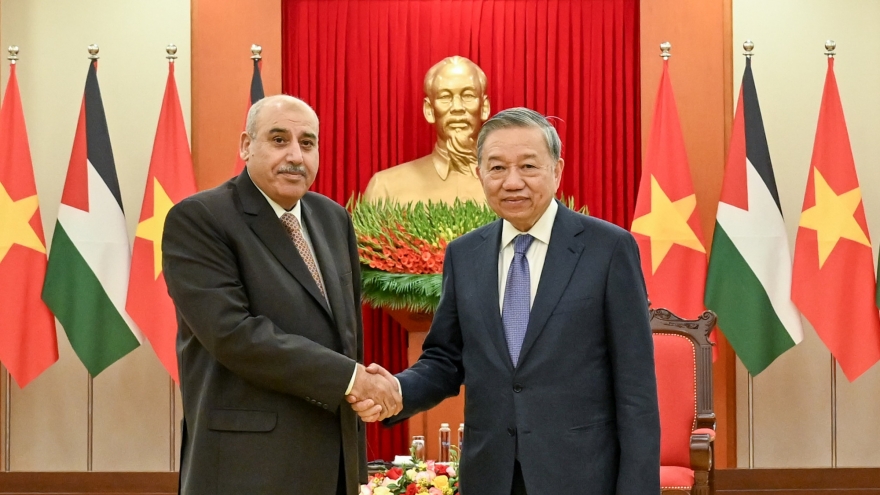 Tổng Bí thư Tô Lâm tiếp Chủ tịch Hạ viện Jordan Mazen Turki El Qadi